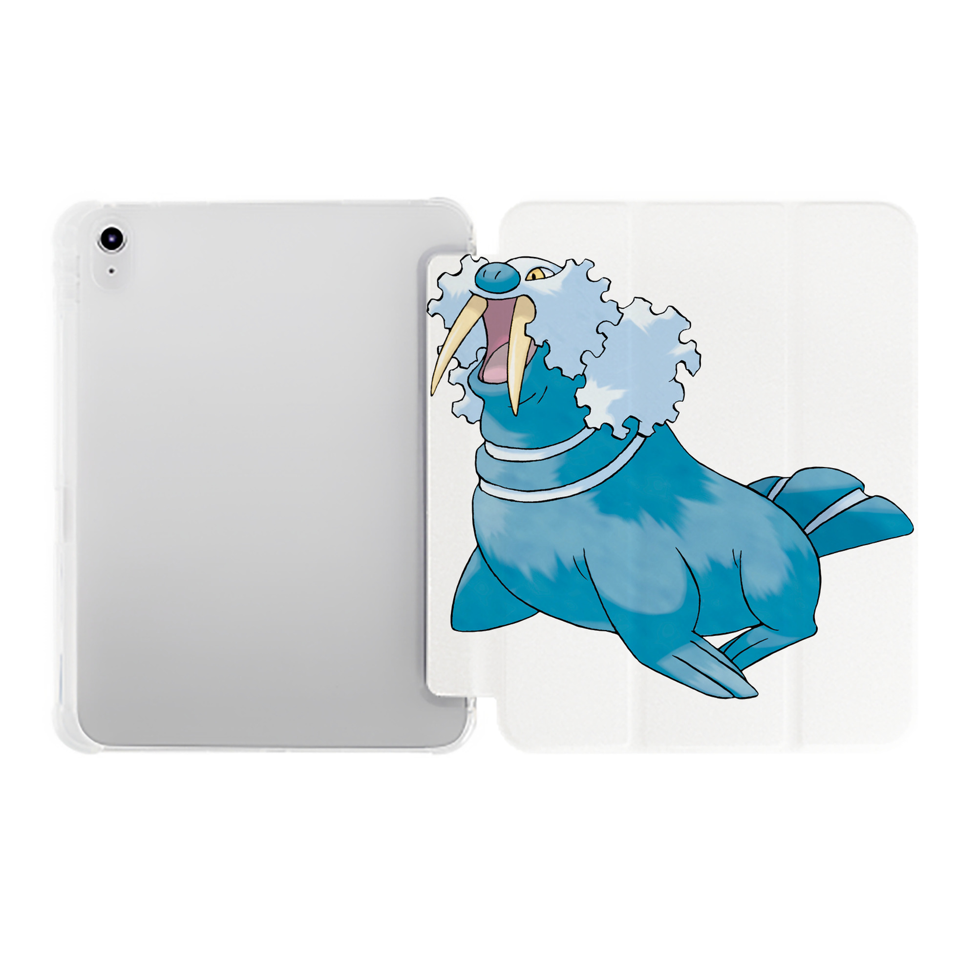（画像用） ポケットモンスター Pokémon IPad ケース ペン収納付き 三つ折りスタンド PUレザー×シリコン 対応機種9.5/10.5/10.9インチ